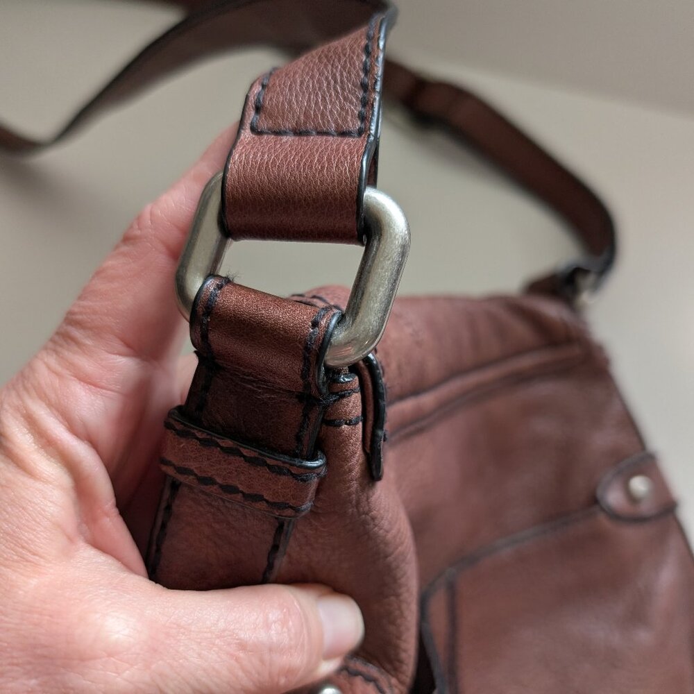 Fossil Brown Crossbody Bag - Picture 9 of 16